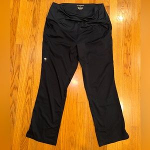 Healing Hands maternity black scrub pants